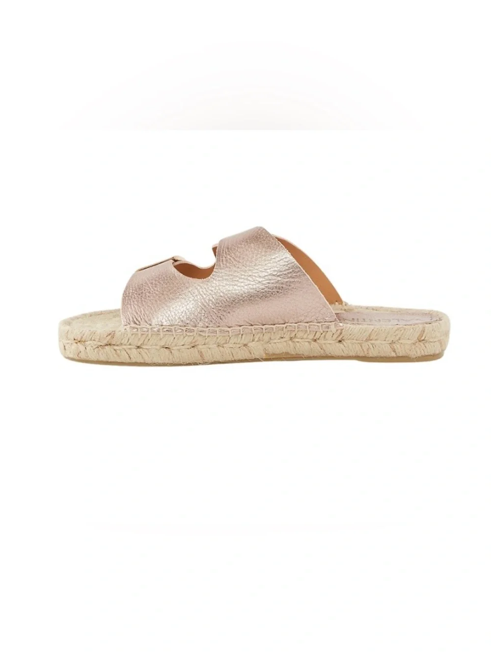 VALENTINO By MARIO VALENTINO Briseide Lux Espadrille Metallic Sandels. NWOT